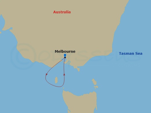 Map - Melbourne return