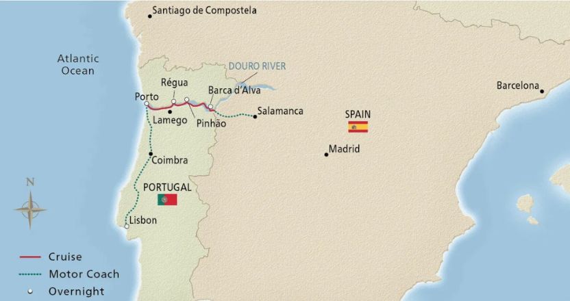 Map - Portugal's River of Gold